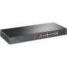 Коммутатор TP-LINK SL1218P 18-портовый с 16 PoE+ портами 10/100 Мбит/с TL-SL1218P